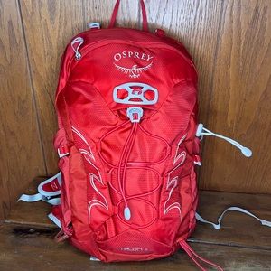 Osprey Talon 11 red backpack